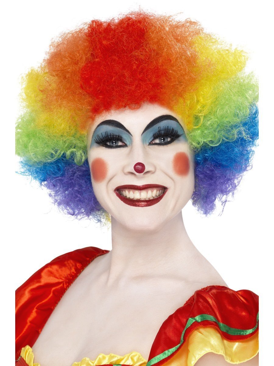 Crazy Clown Wig, Rainbow | The Party Hut