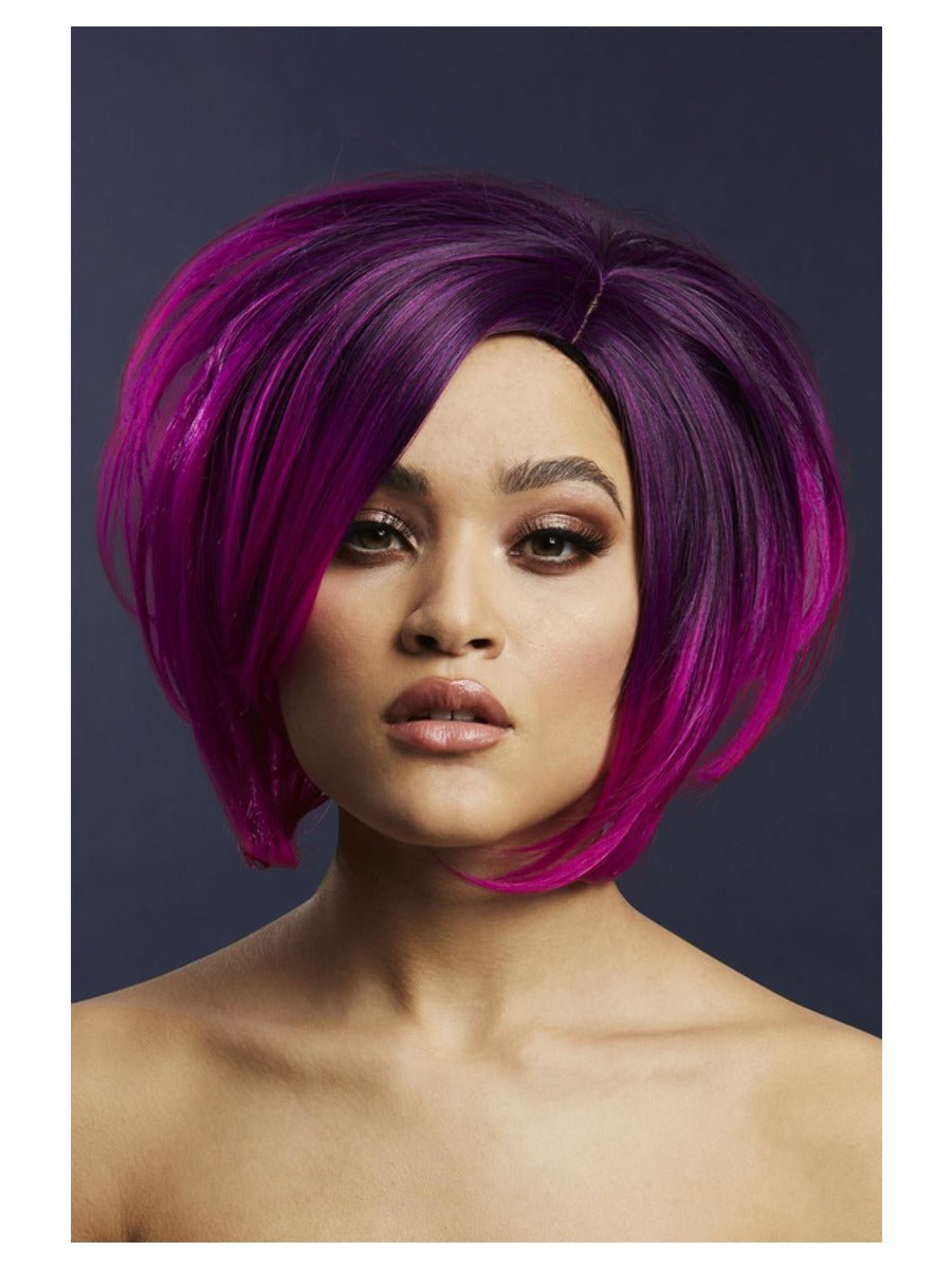 Fever Savanna Wig, True Blend, Purple | The Party Hut
