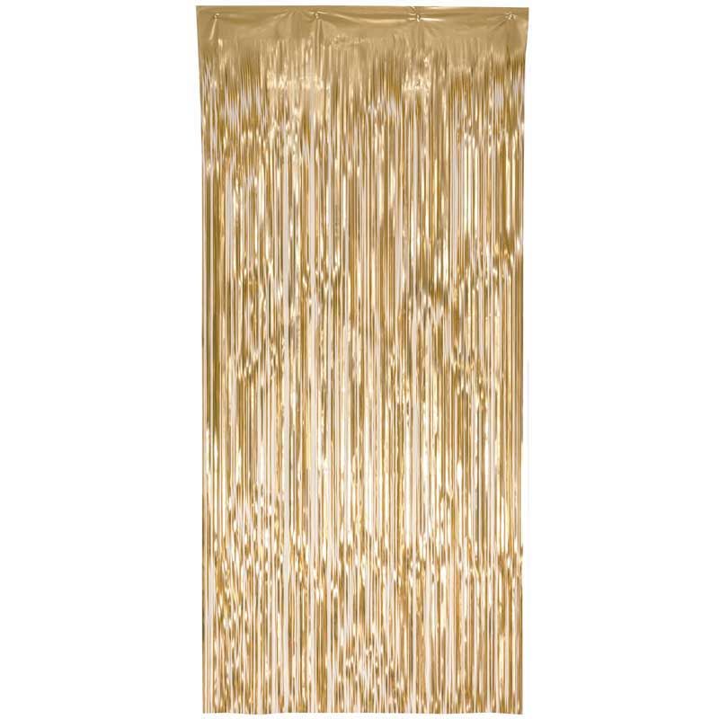 Gold Foil Curtain 3ft x 8ft | The Party Hut
