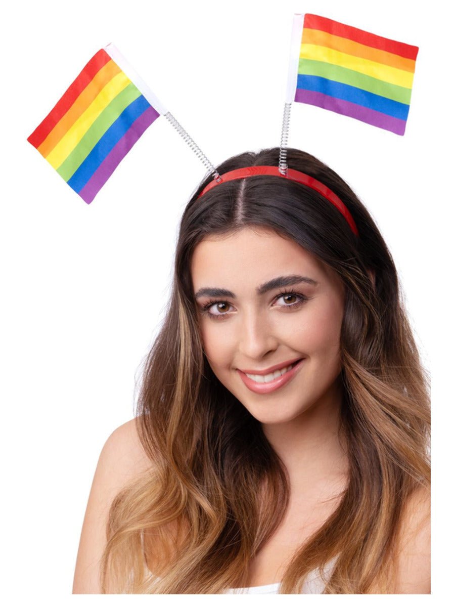 Pride Rainbow Flag Bopper Headband | The Party Hut