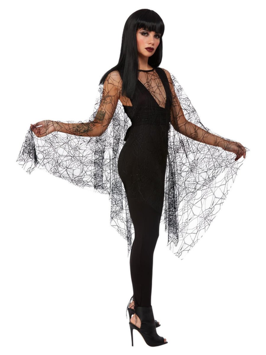 Spider Web Lace Poncho | The Party Hut