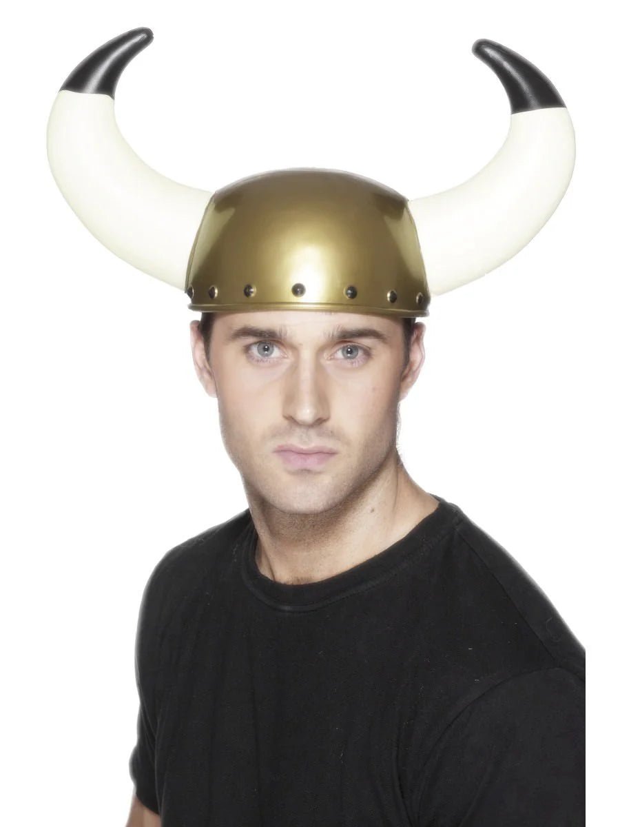 Viking Helmet, Gold | The Party Hut