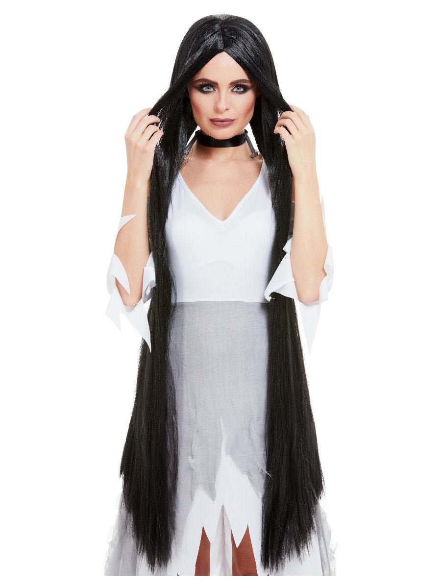 Witch Wig, Extra Long, Black | The Party Hut