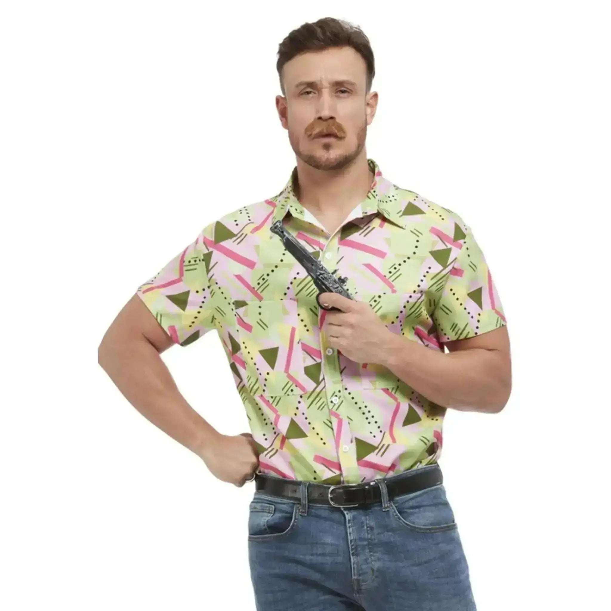 1980s Graphic Print Shirt | The Party Hut
