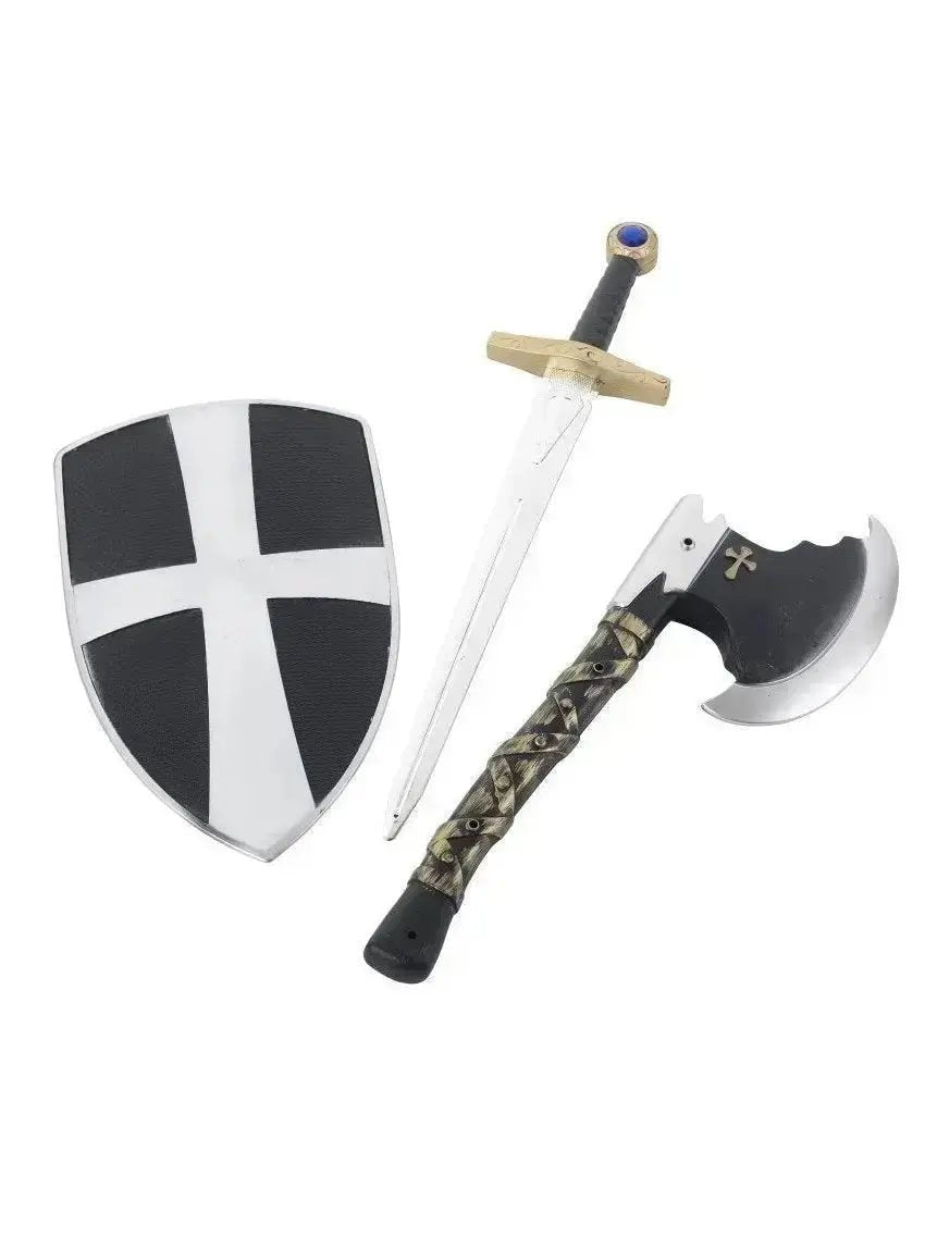 3 Piece Crusader Set (Sword, Shield) | The Party Hut