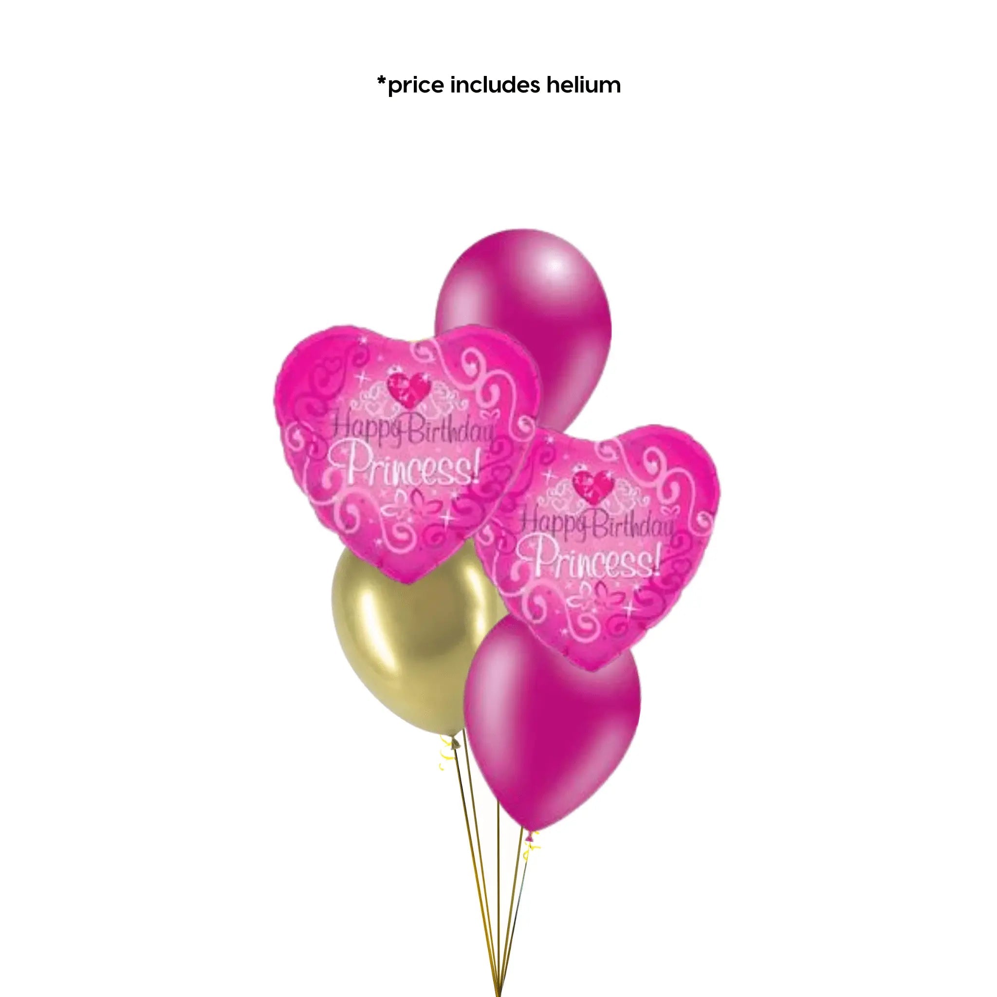Birthday Princess Balloon Bouquet | The Party Hut