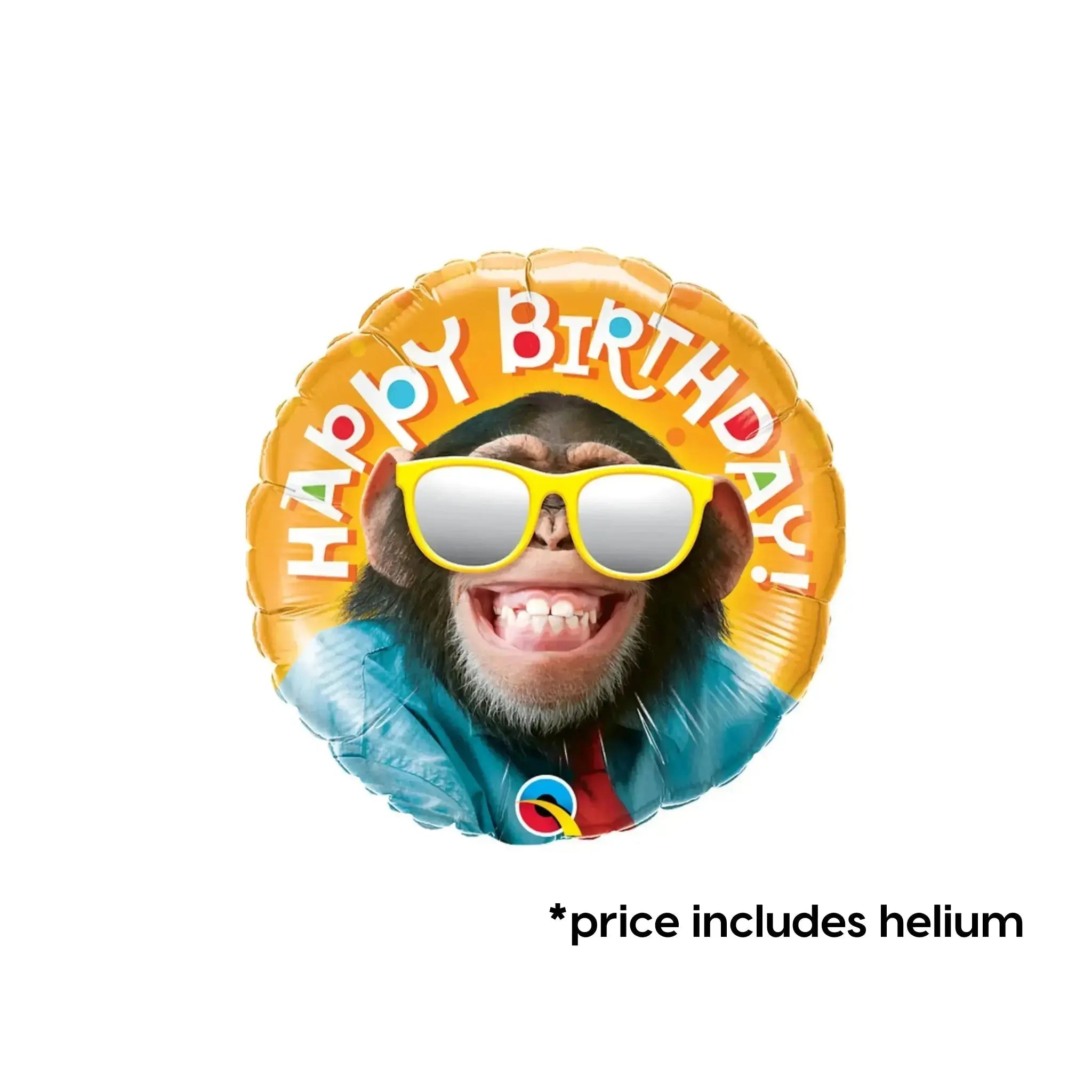 Birthday Smilin Chimp Balloon | The Party Hut