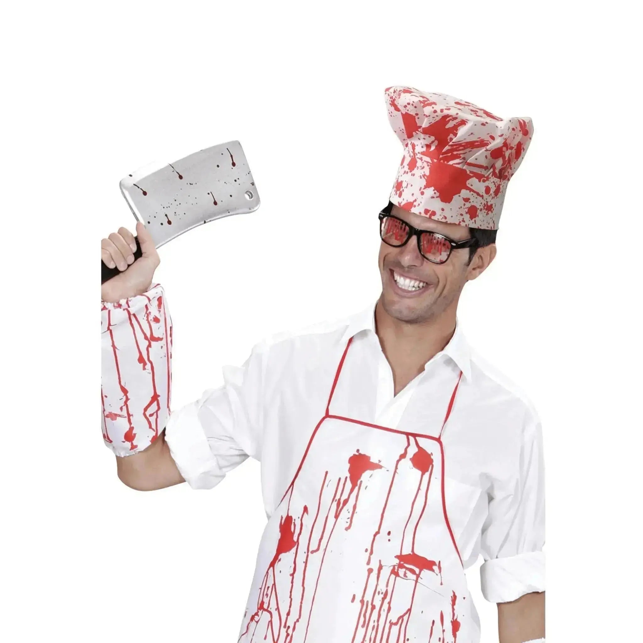 Bloody Chef Set - Hat, Sleeve 'N' Apron | The Party Hut