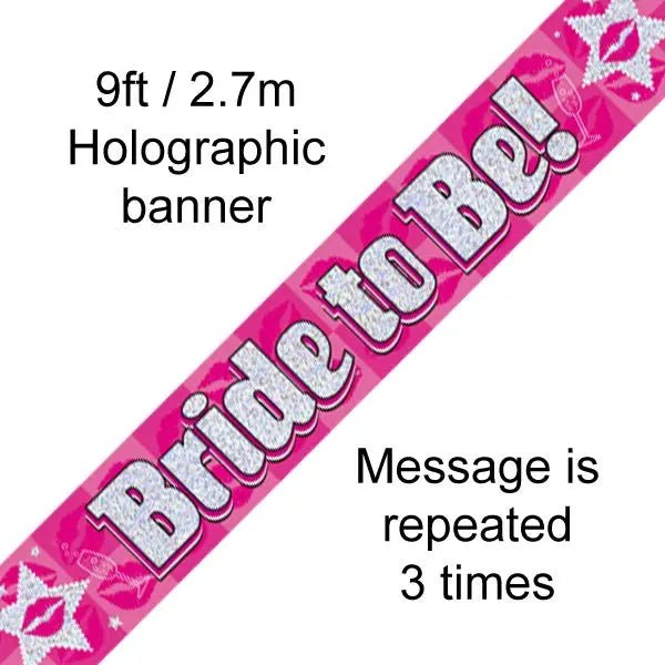 Bride to Be Banner | The Party Hut