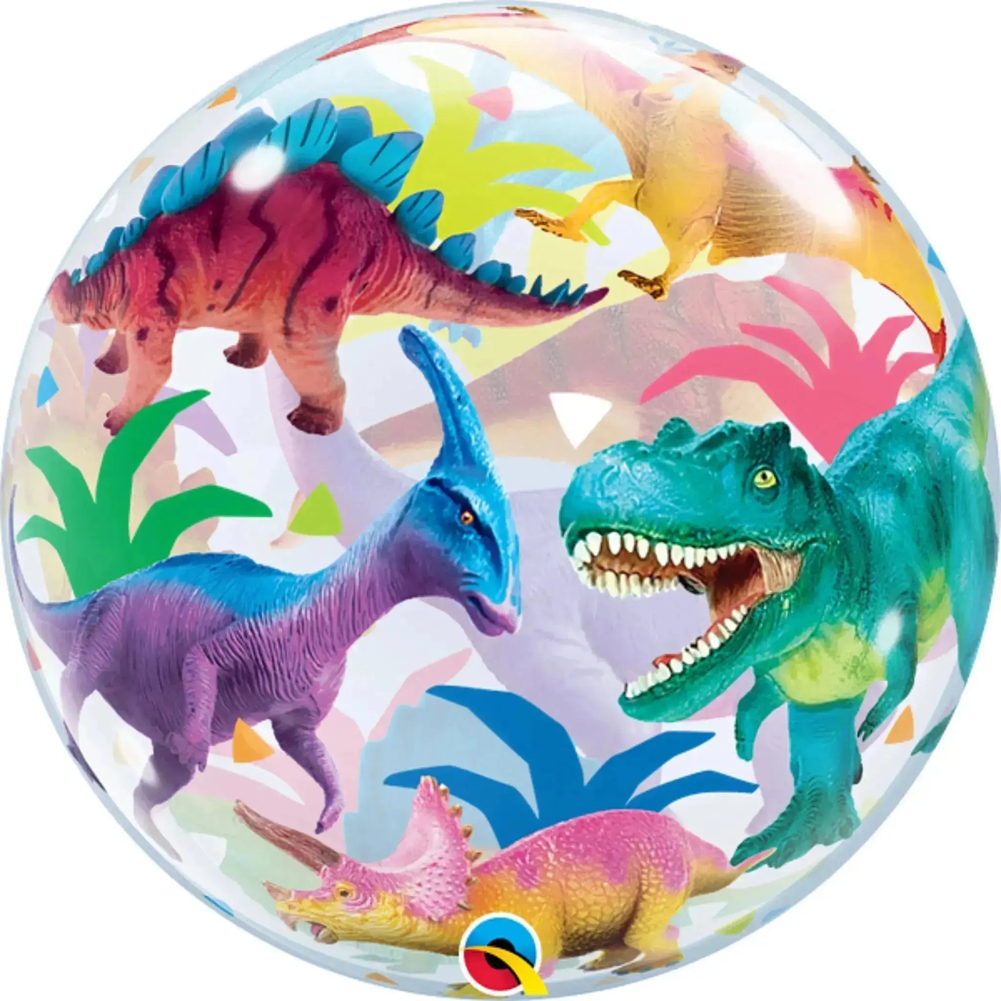 Bubble Balloon - Colourful Dinosaurs | The Party Hut