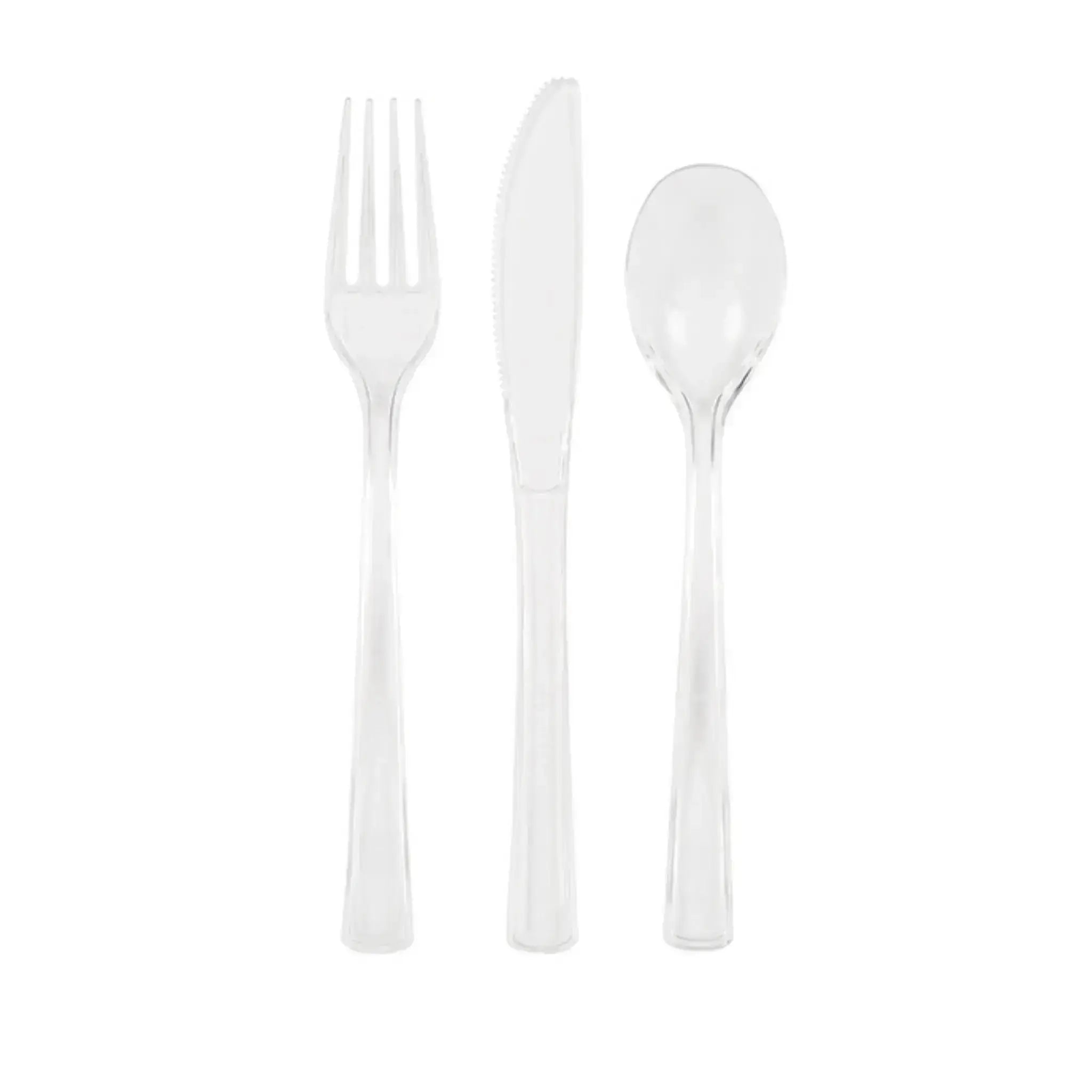 Clear Cutlery Set | The Party Hut