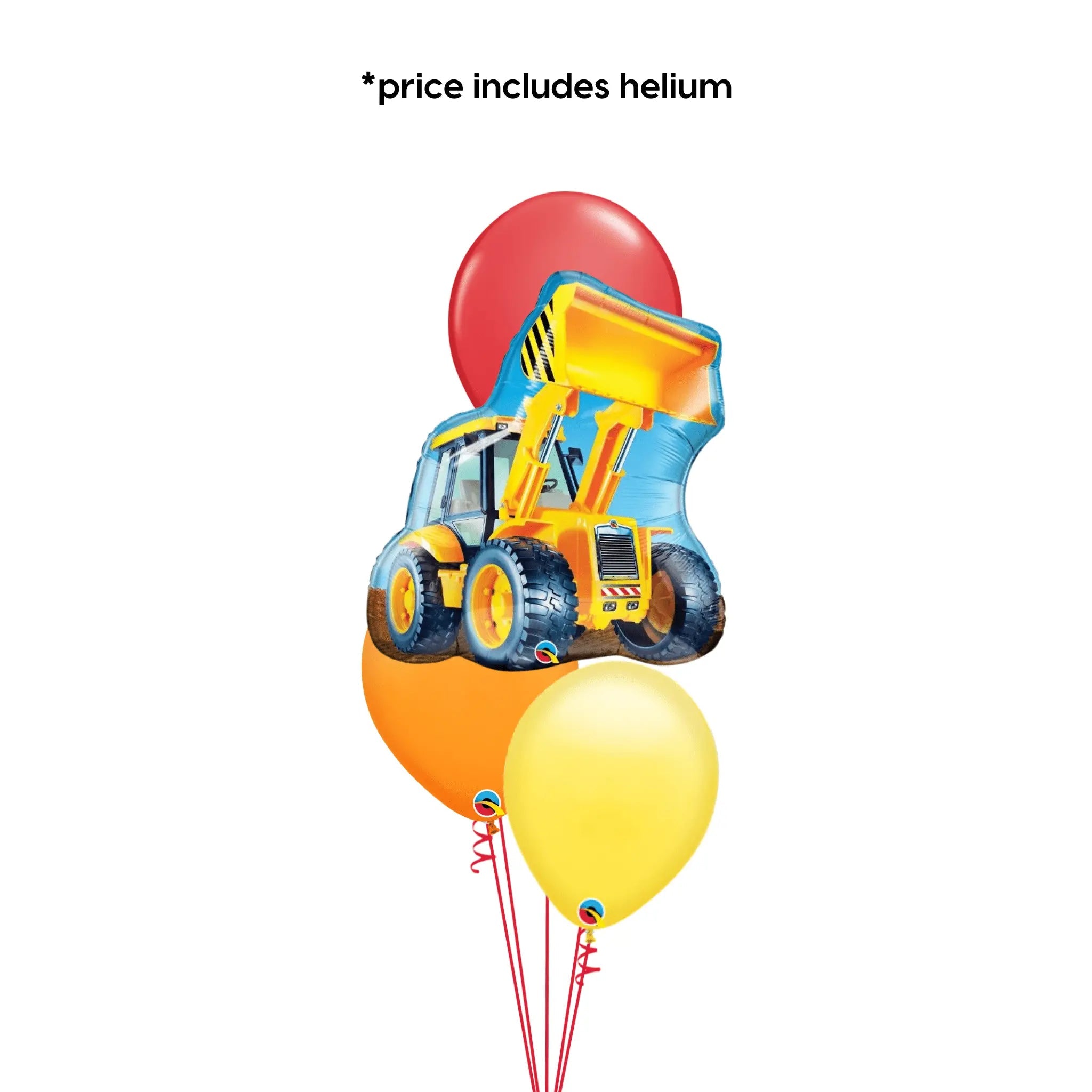 Construction Digger Balloon Bouquet | The Party Hut