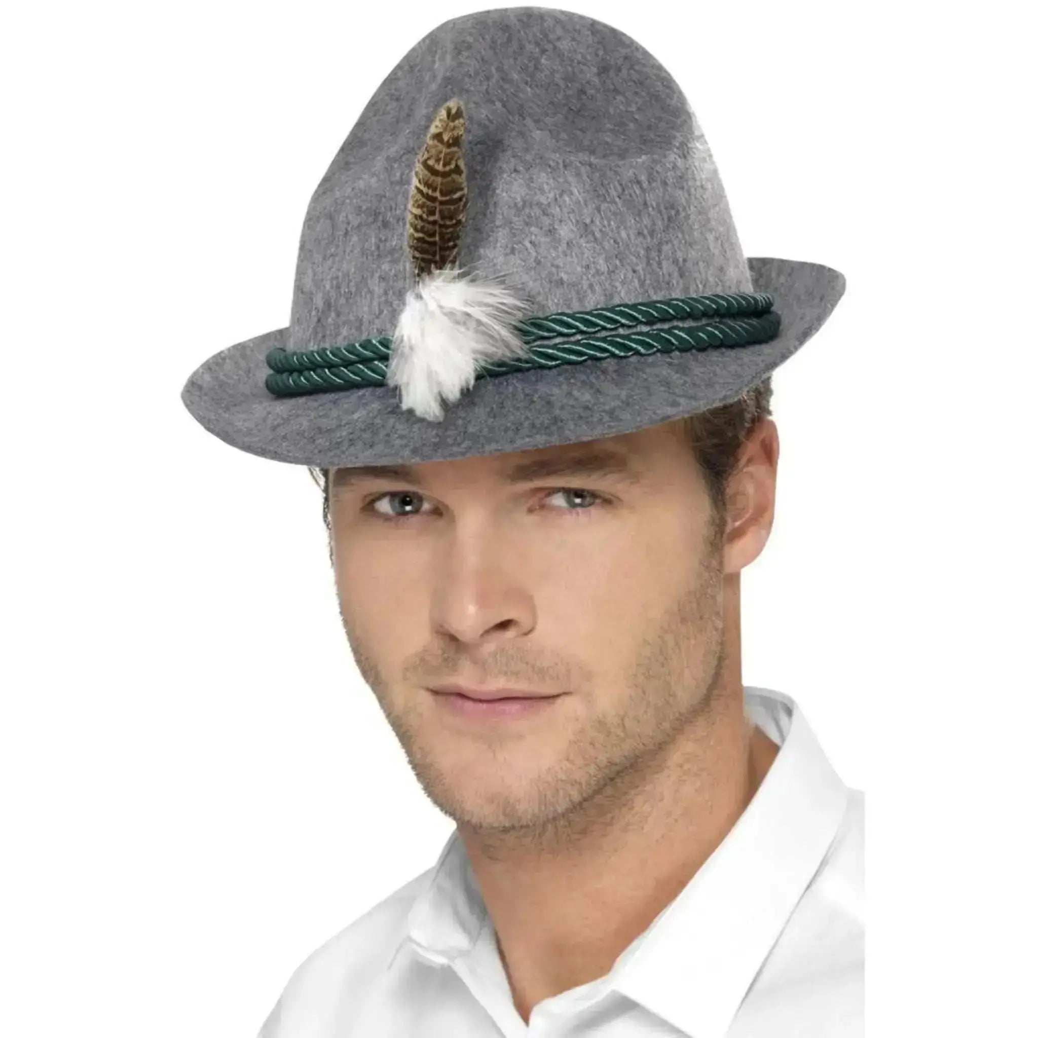 German Trenker Hat With Feather | The Party Hut