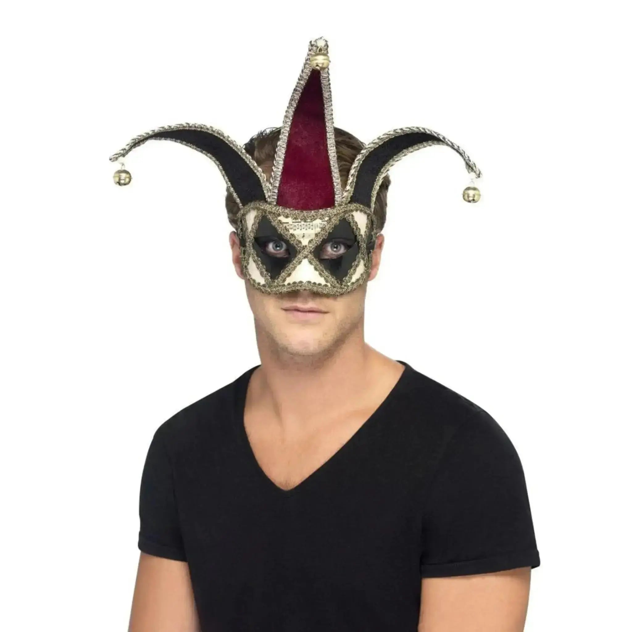 Gothic Venetian Harlequin Eyemask | The Party Hut