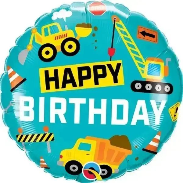Happy Birthday - Construction Balloon | The Party Hut