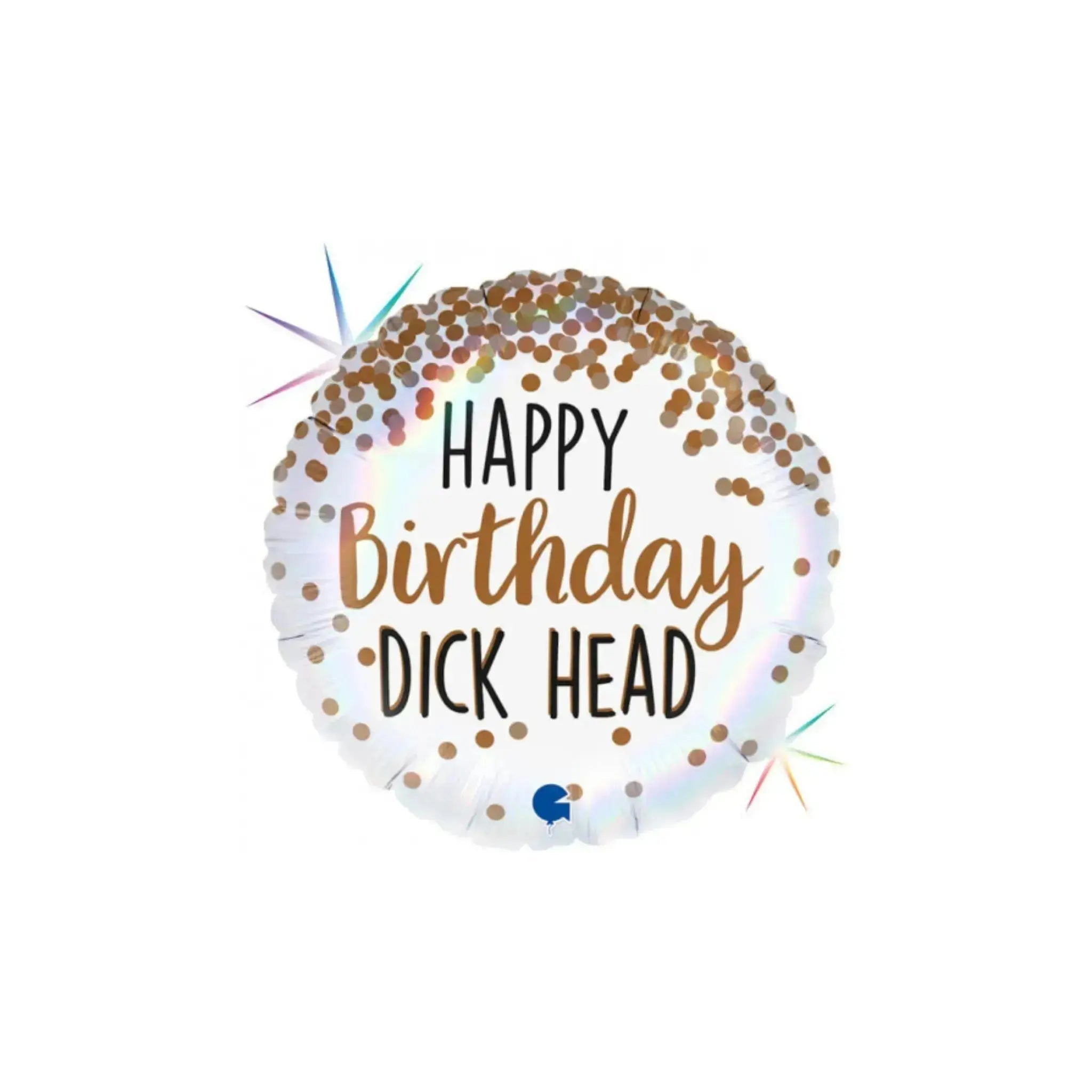 Happy Birthday Dickhead Balloon | The Party Hut