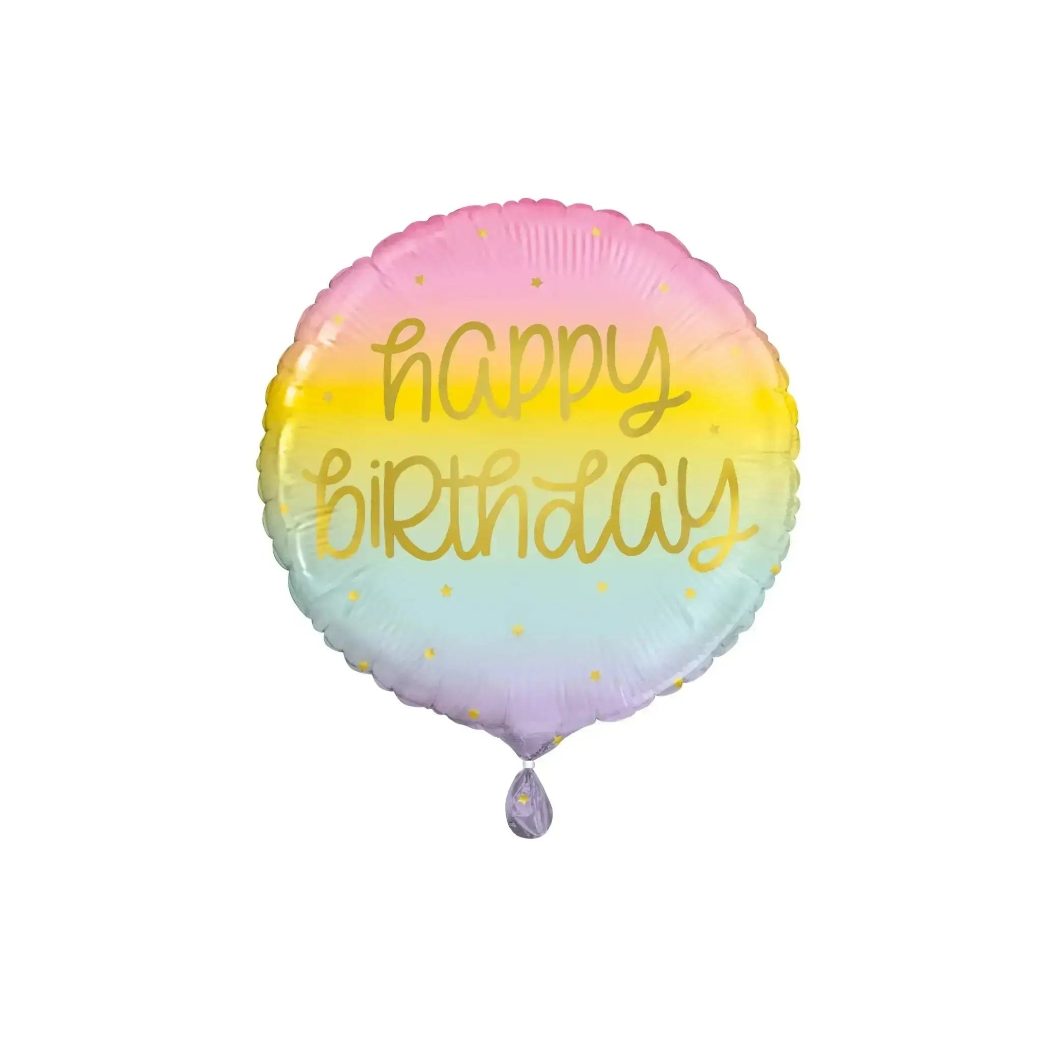 Happy Birthday Ombre Balloon | The Party Hut