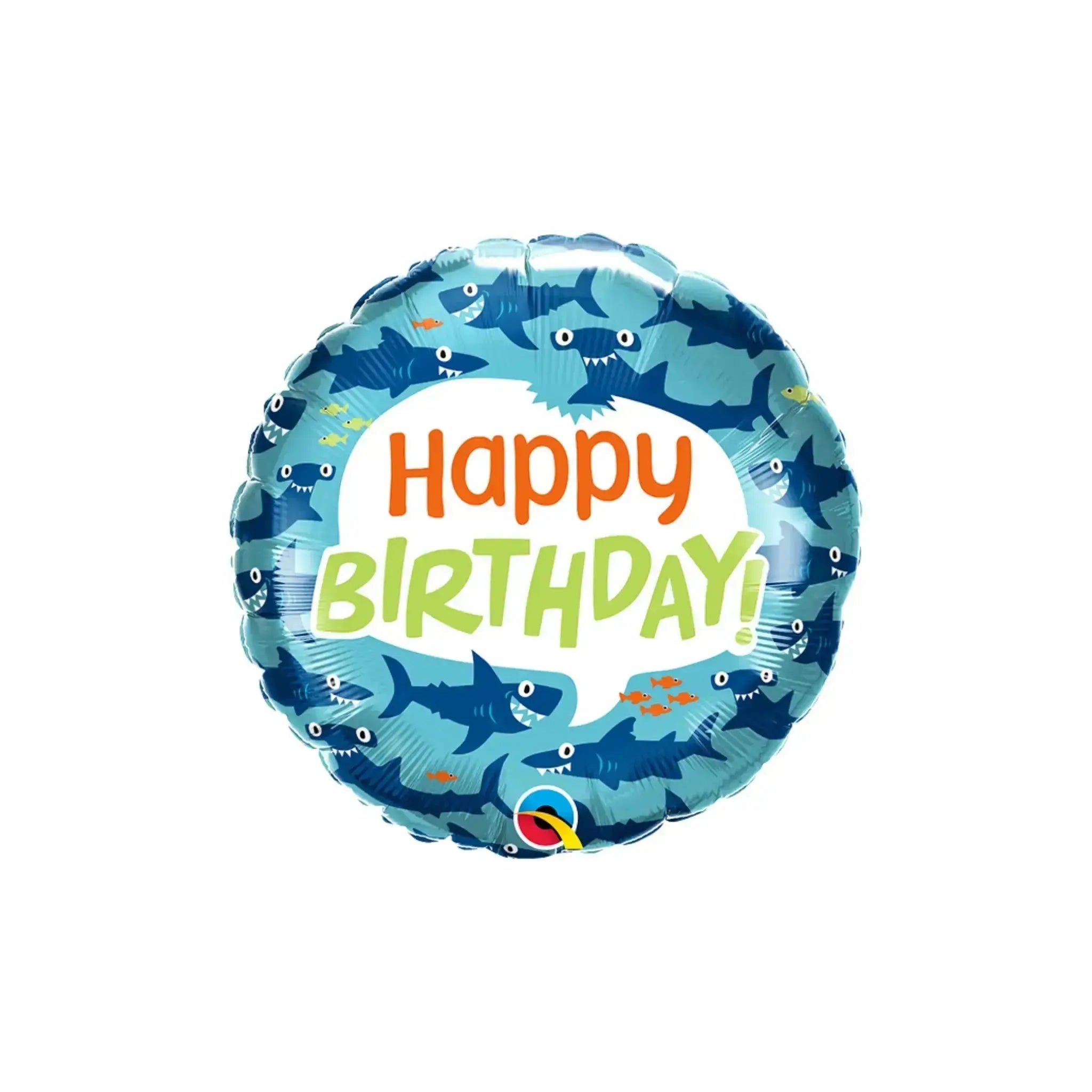 Happy Birthday Sharks Balloon | The Party Hut