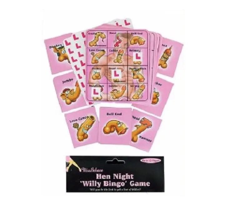 Hen Night - Willy Bingo Game | The Party Hut