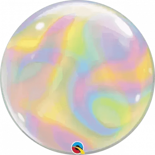 Iridescent Swirls Bubble Balloon | The Party Hut