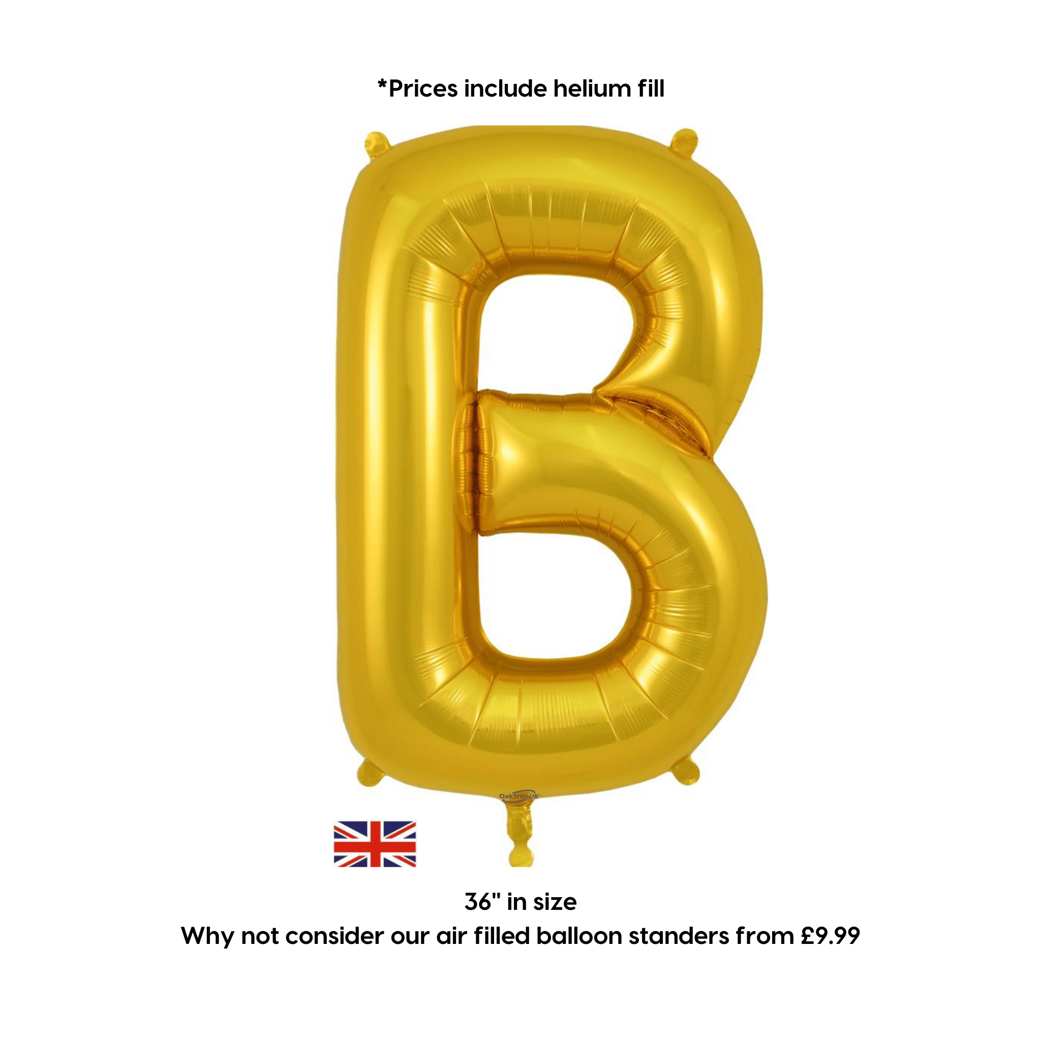 Large Foil Letters (B) Balloon | The Party Hut
