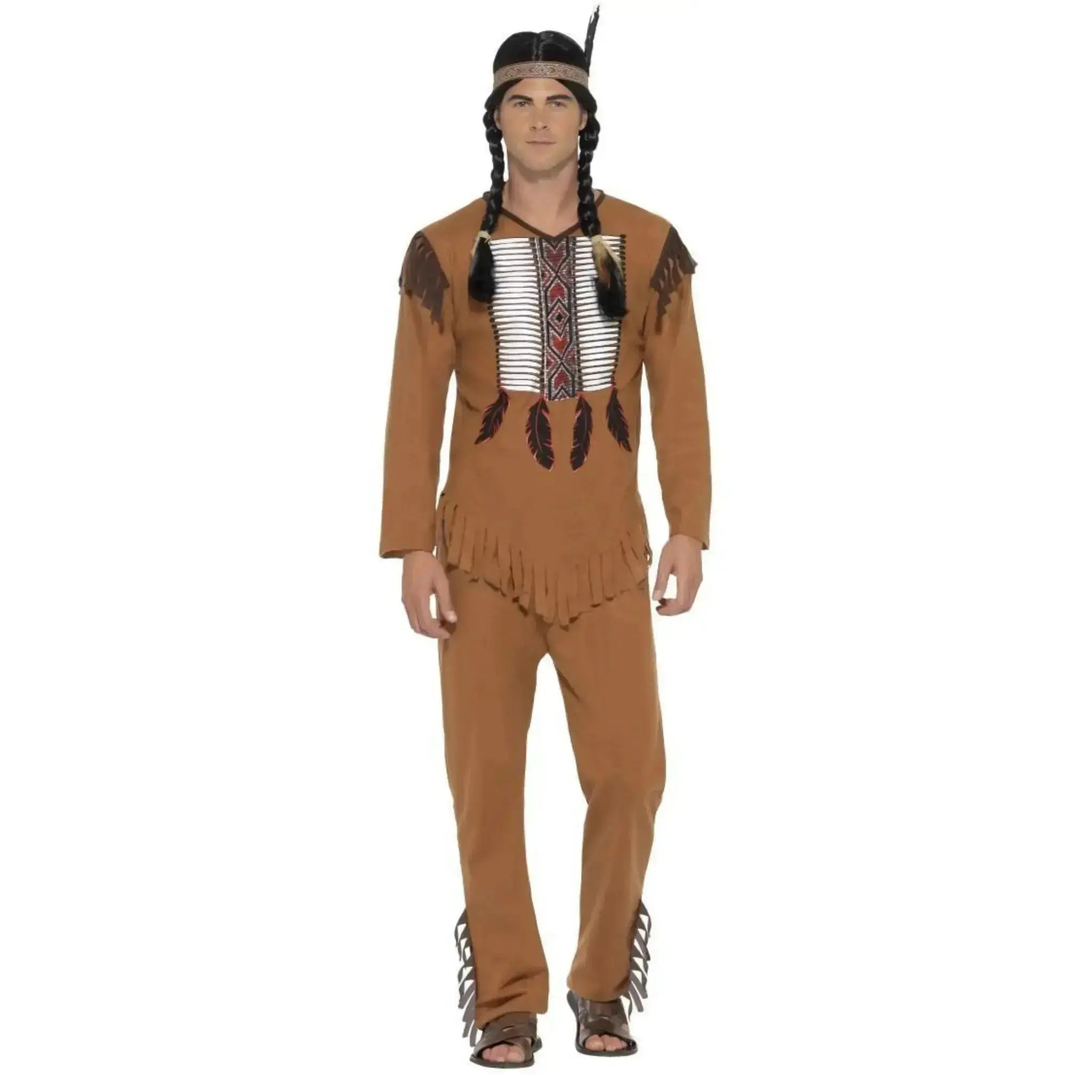 Native American Inspired Warrior Costume | The Party Hut