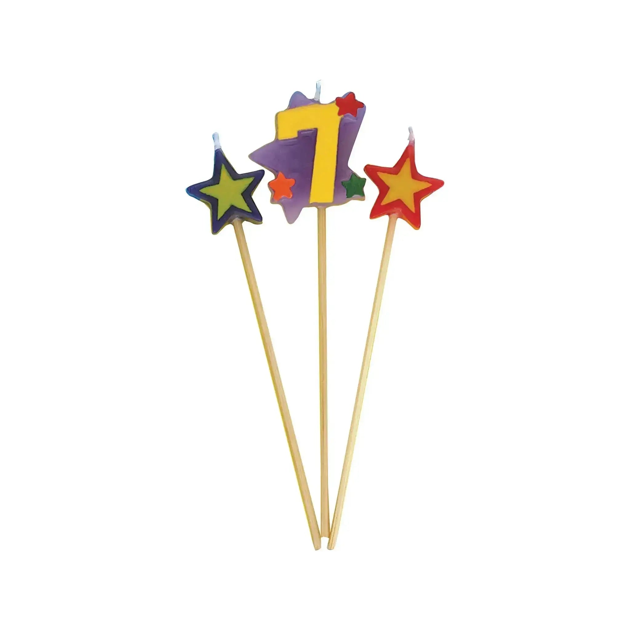 No.7 Birthday Candle Set | The Party Hut
