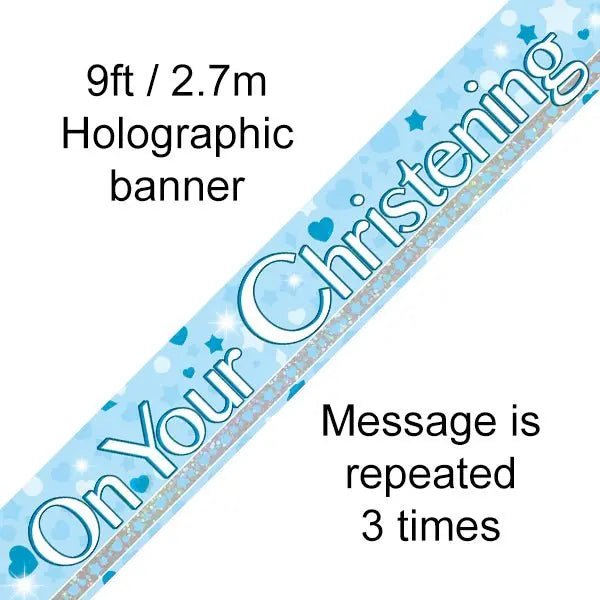 On Your Christening Banners | The Party Hut