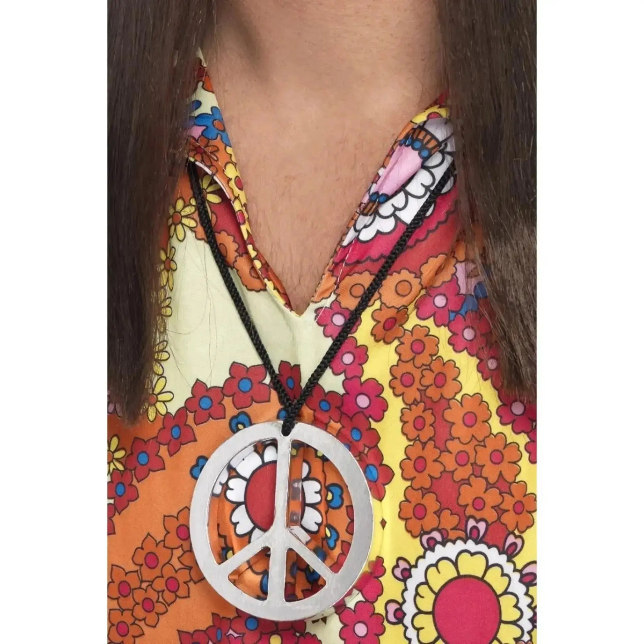 Peace Sign Medallion Hippy | The Party Hut