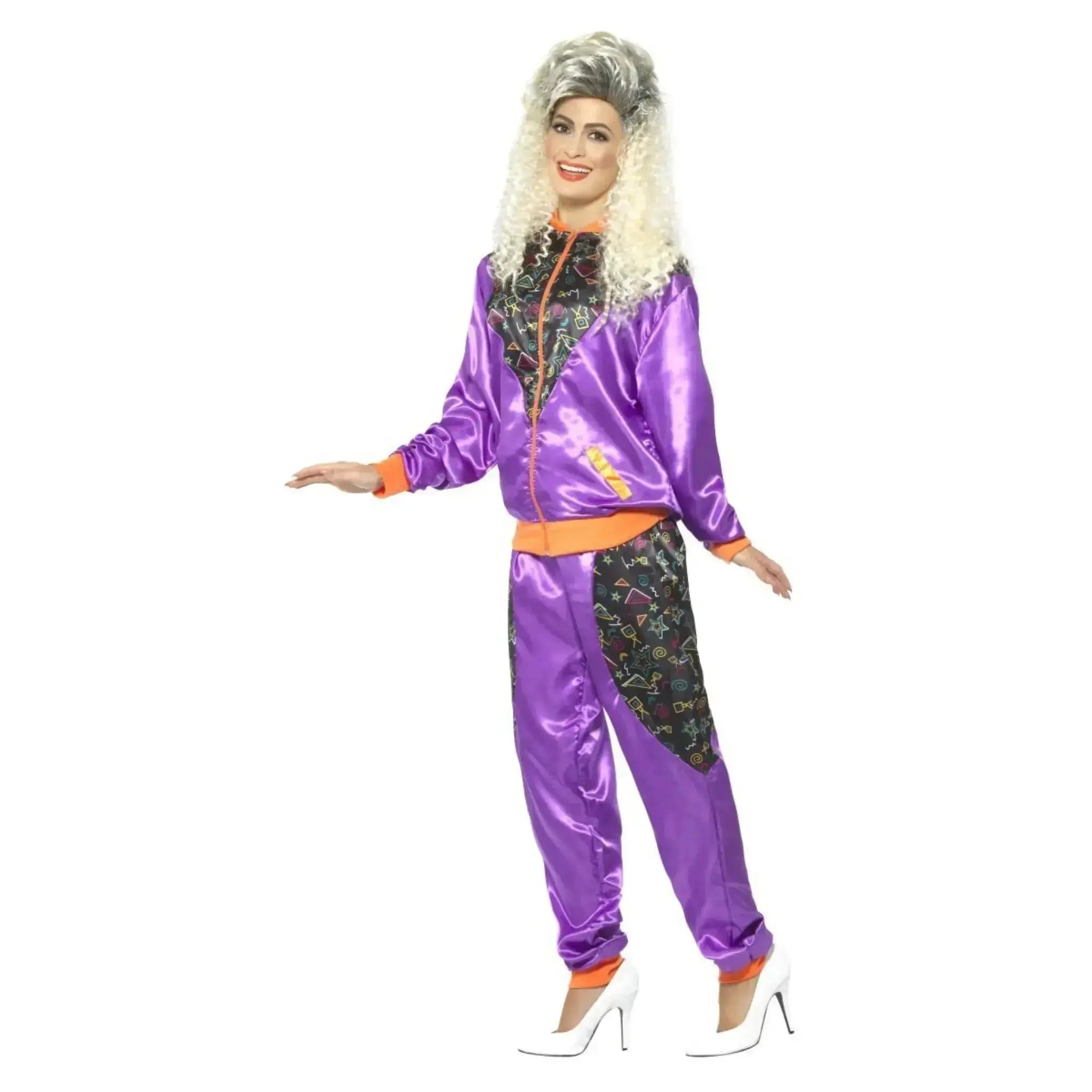 Retro Shell Suit Costume Ladies | The Party Hut