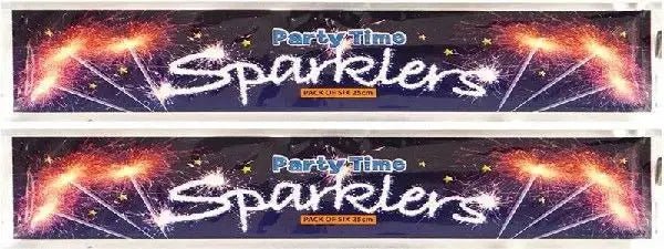 Sparklers - 25cm - Pack of 6 | The Party Hut