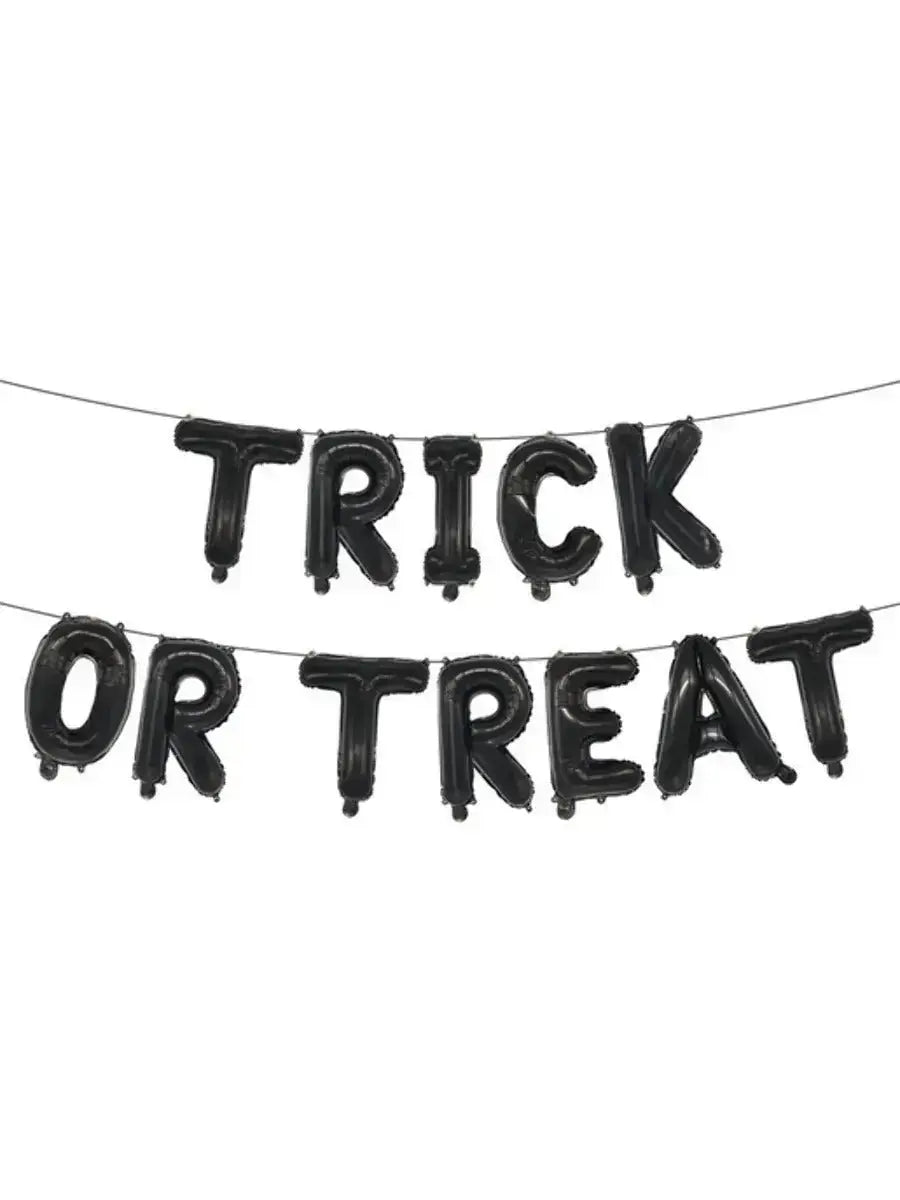 Trick Or Treat Foil Balloon Banner | The Party Hut
