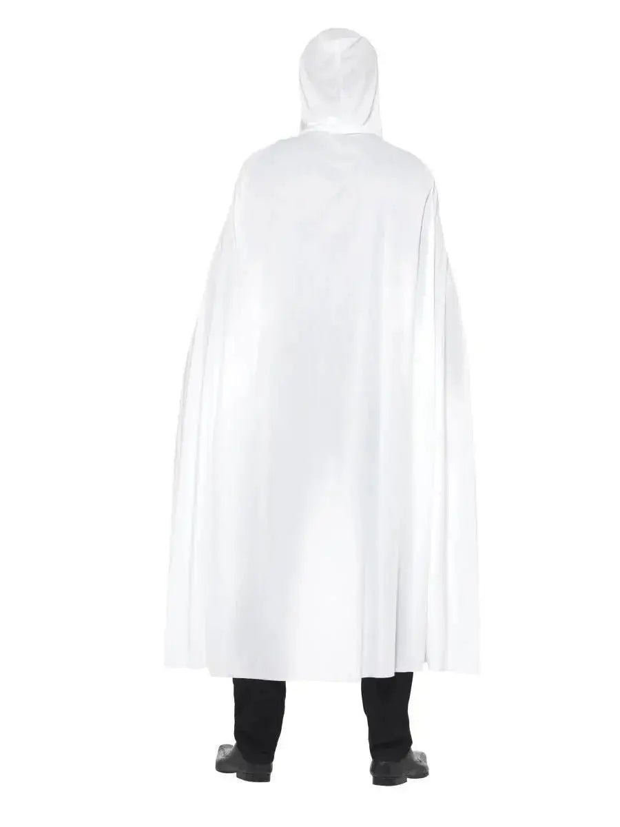 White Hooded Cape | The Party Hut