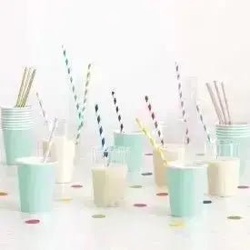 10pk Blue Straws | The Party Hut