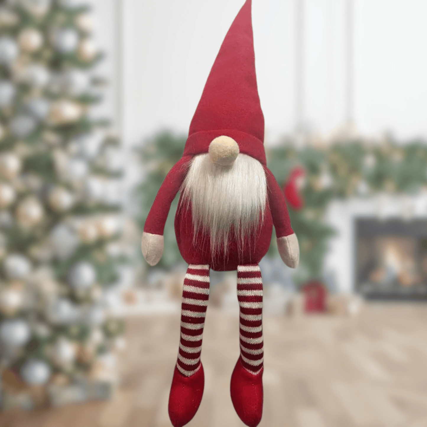 17cm Sitting Christmas Gnome | The Party Hut