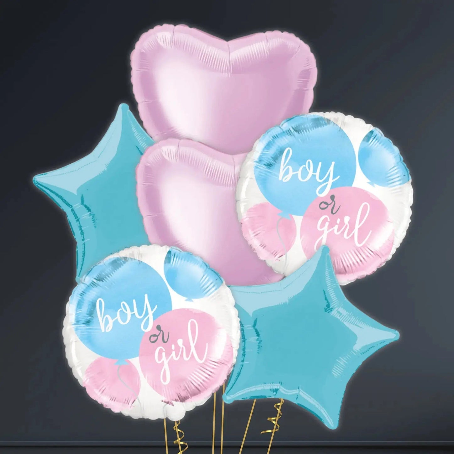 18" Boy or Girl Gender Reveal Foil Balloon | The Party Hut