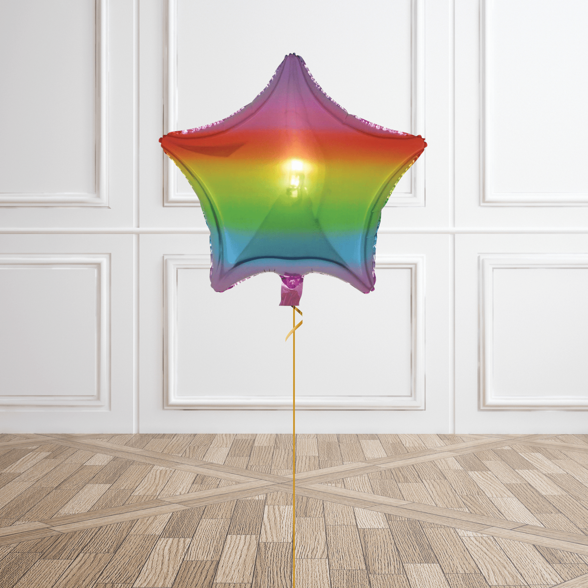 Rainbow Foil Star Balloon Package