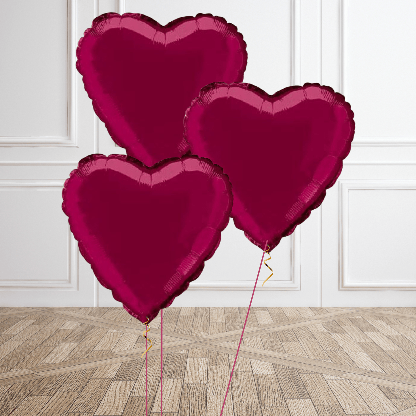 18 - Inch Burgundy Heart Foil Balloon | The Party Hut