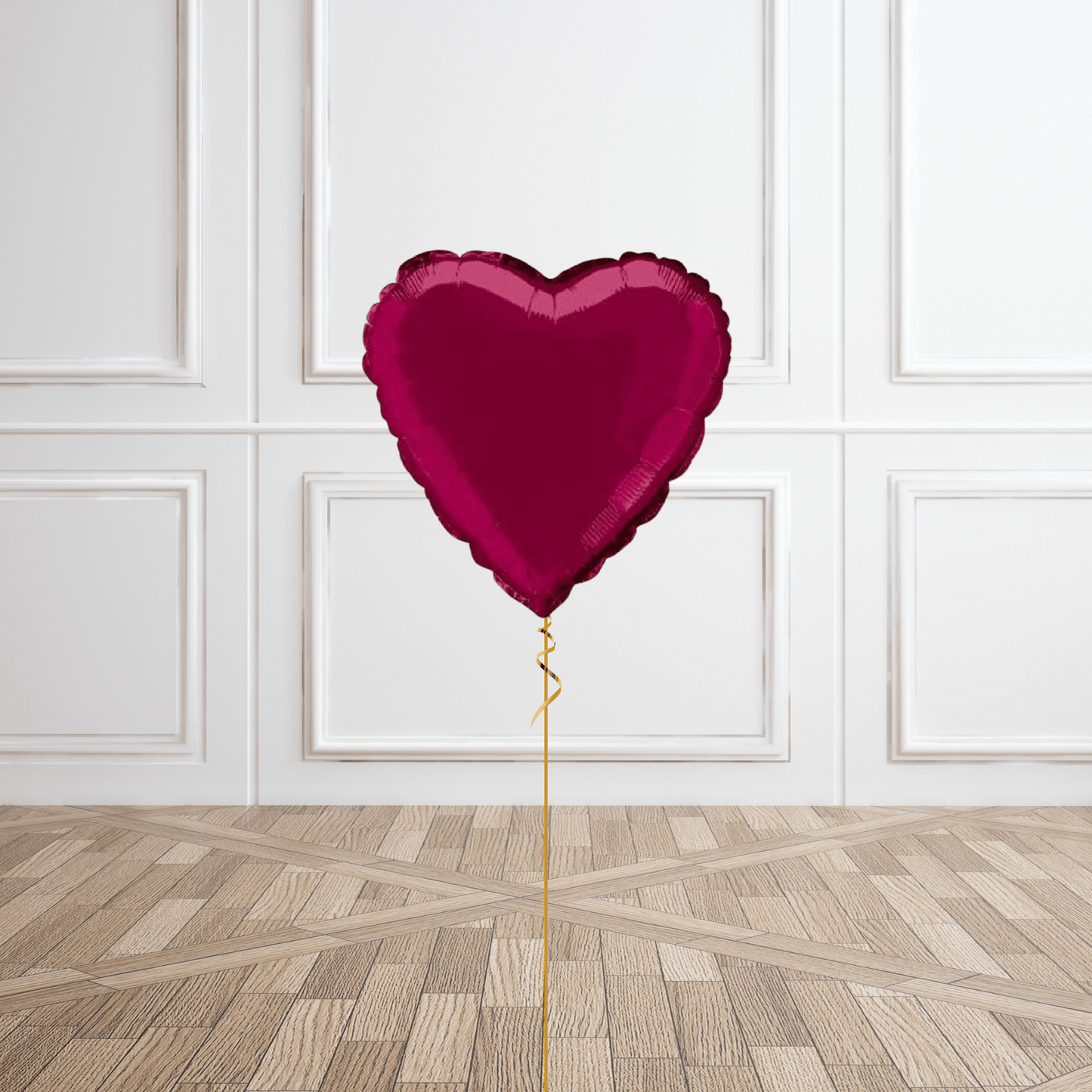 18 - Inch Burgundy Heart Foil Balloon | The Party Hut