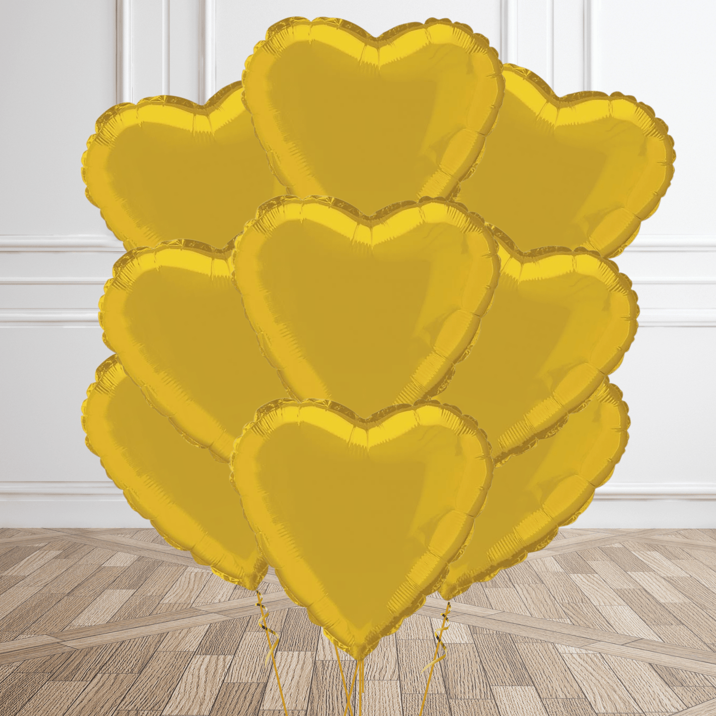 18 - Inch Classic Gold Heart Foil Balloon | The Party Hut