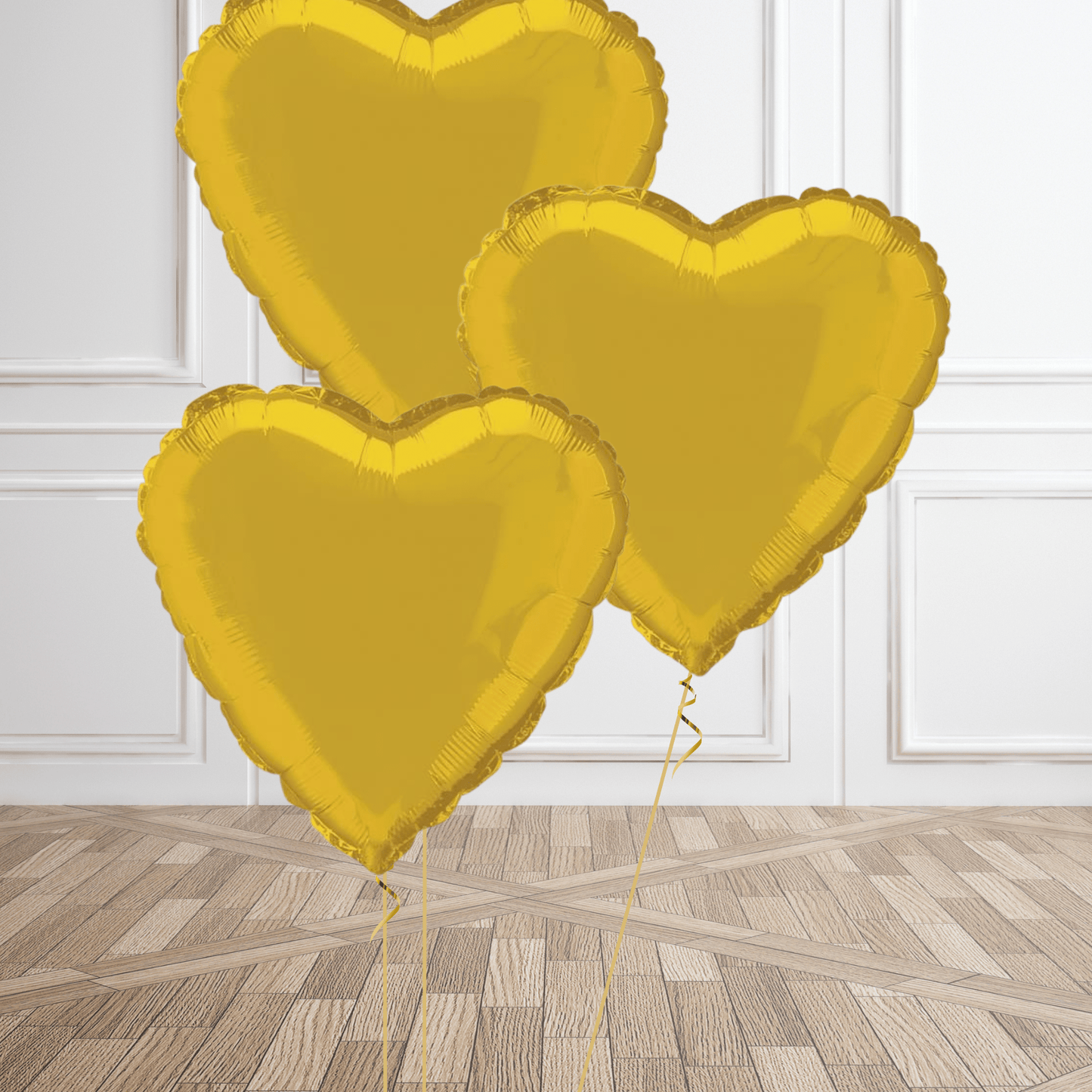 18 - Inch Classic Gold Heart Foil Balloon | The Party Hut