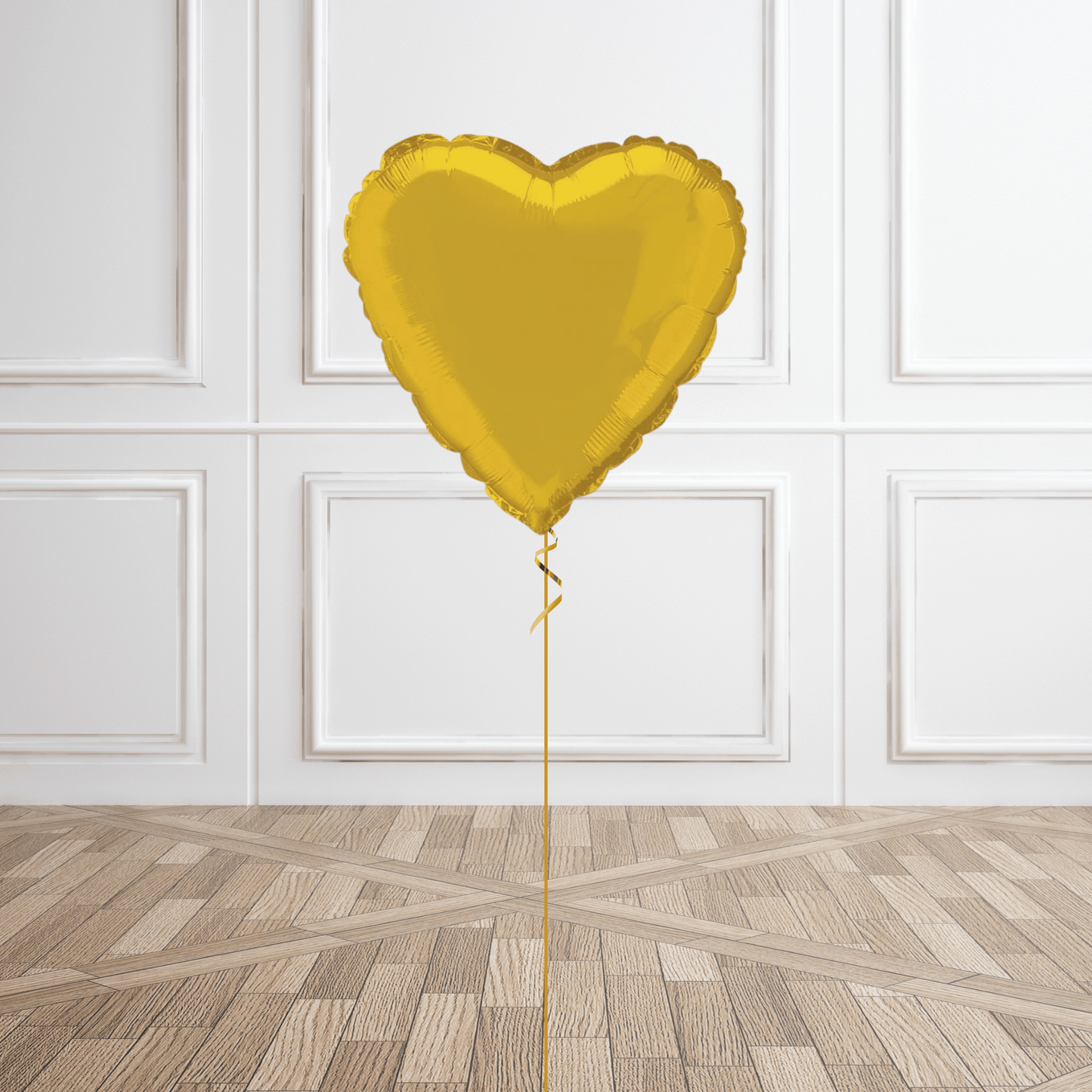 18 - Inch Classic Gold Heart Foil Balloon | The Party Hut