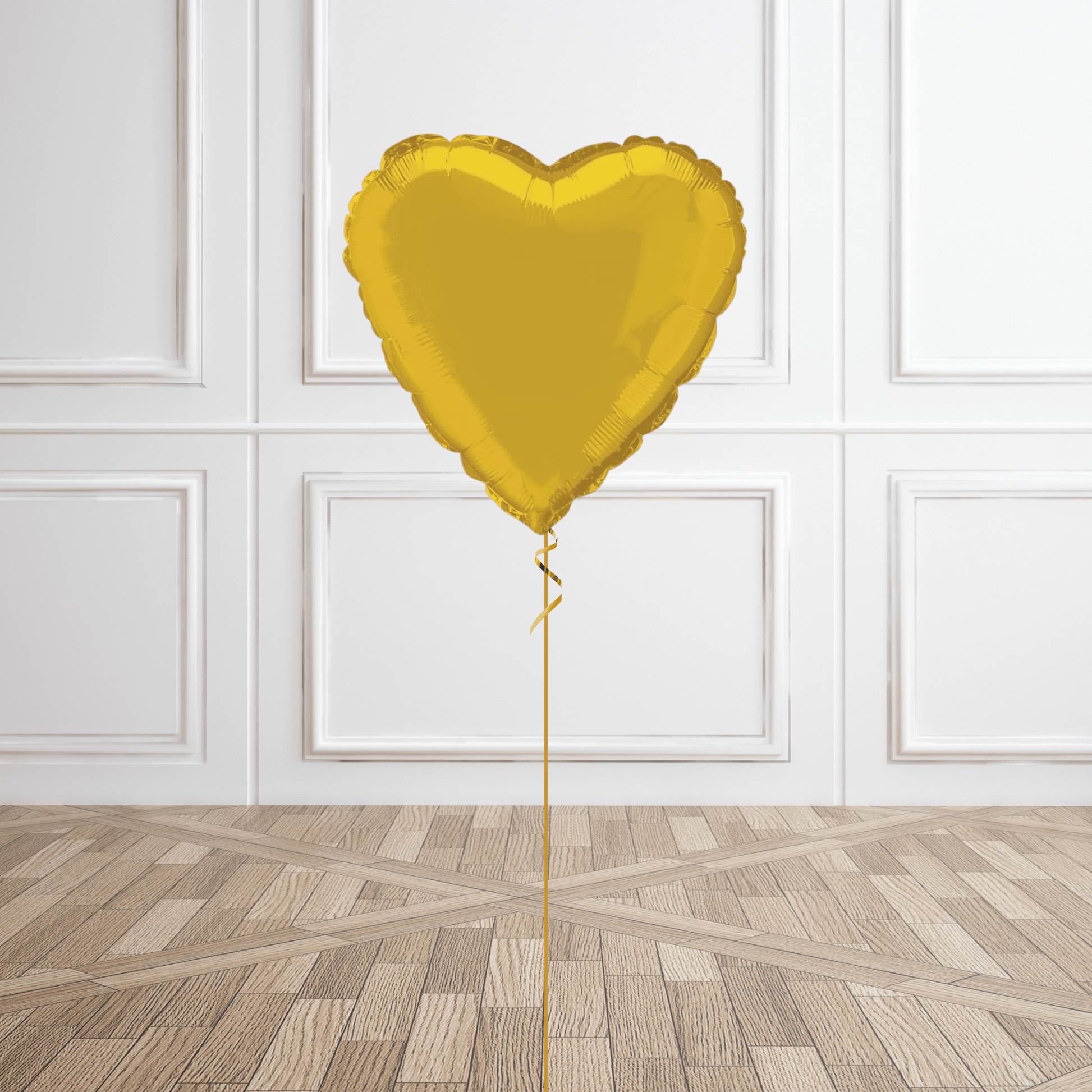 Classic Gold Heart Foil Balloon Package