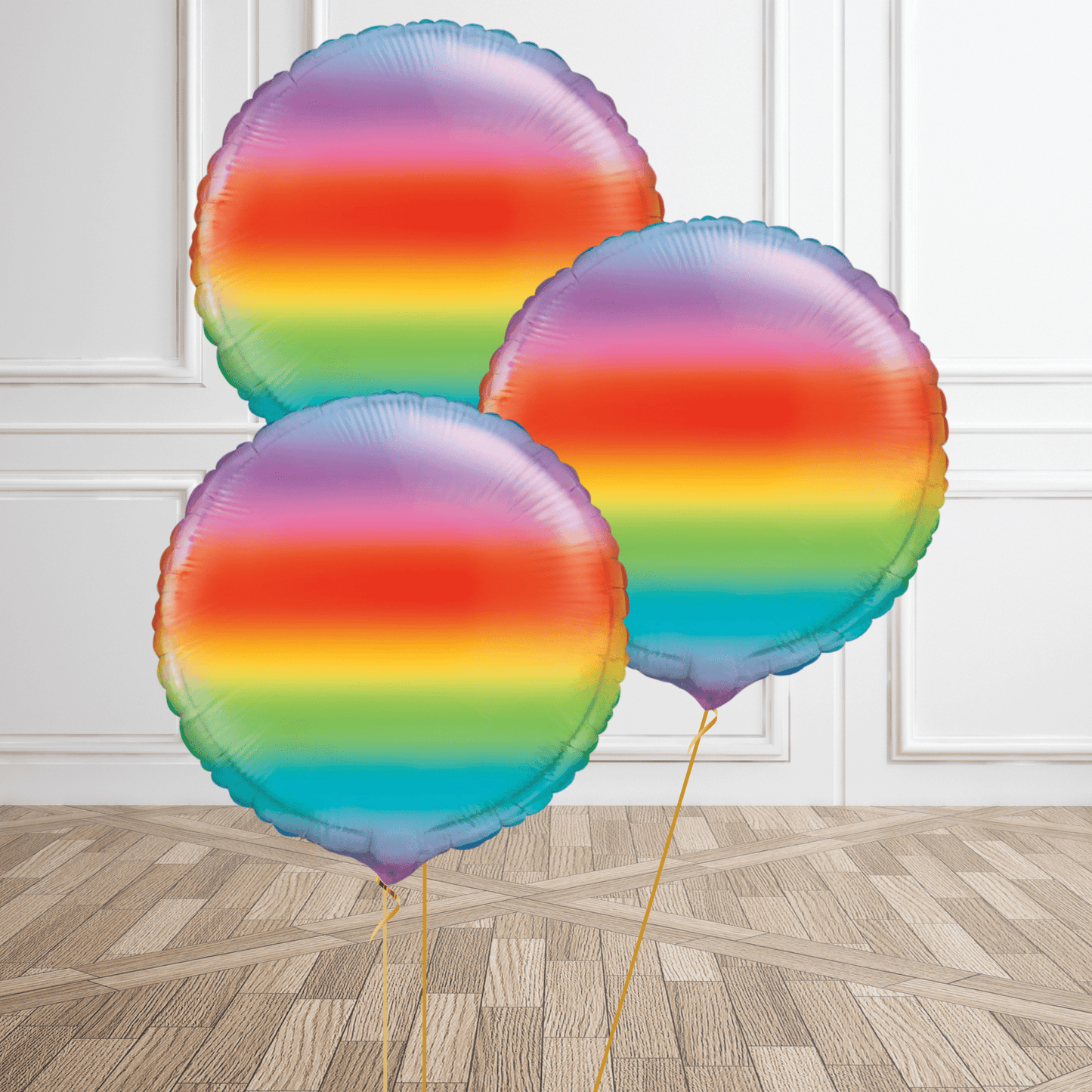 18 - Inch Gradient Rainbow Round Foil Balloon | The Party Hut