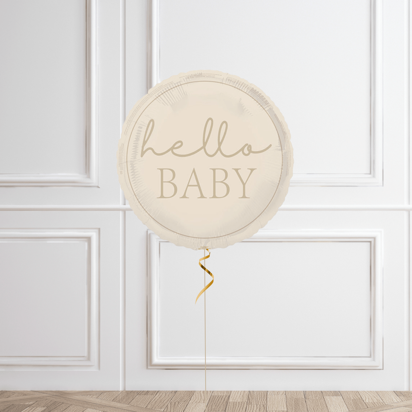 18 - Inch Hello Baby Neutral Helium Balloon – Perfect for Baby Celebrations | The Party Hut