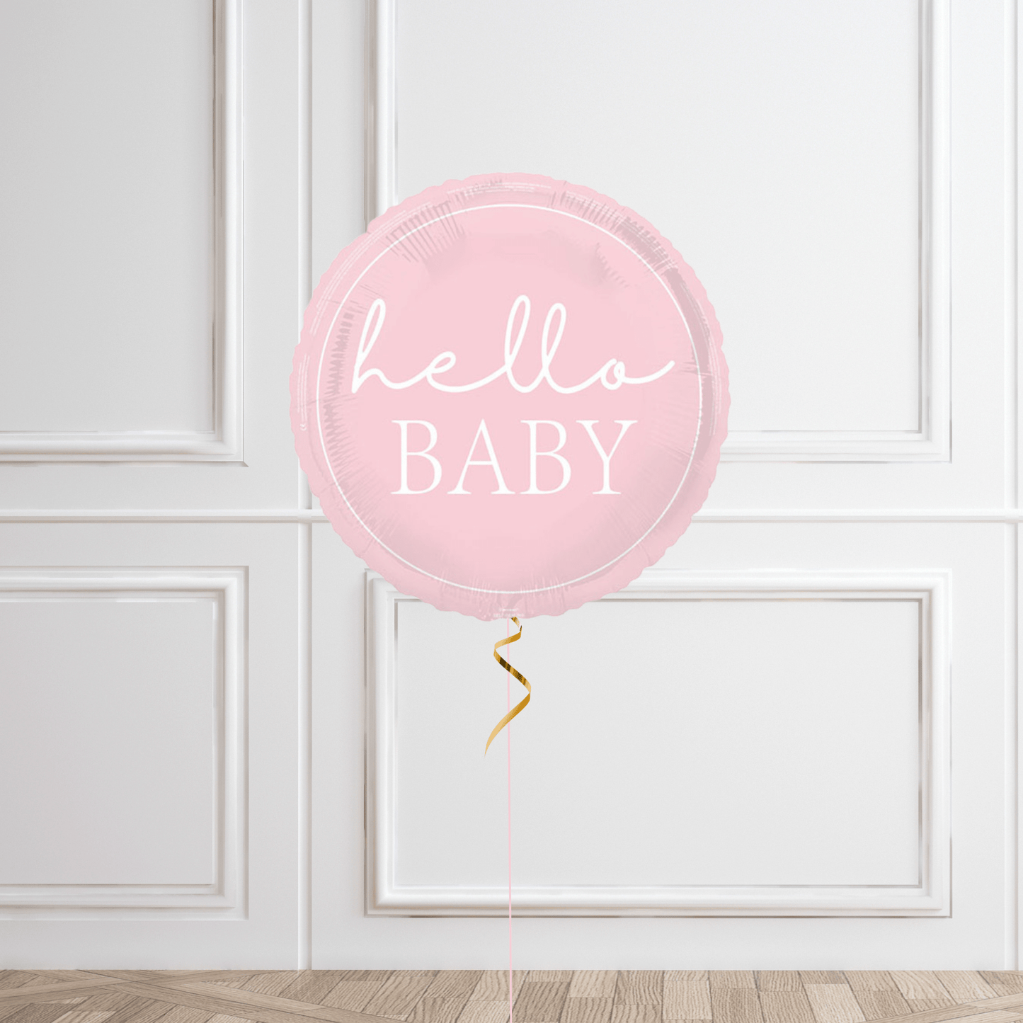 18 - Inch Hello Baby Pink Helium Balloon – Adorable Baby Celebration Decor | The Party Hut