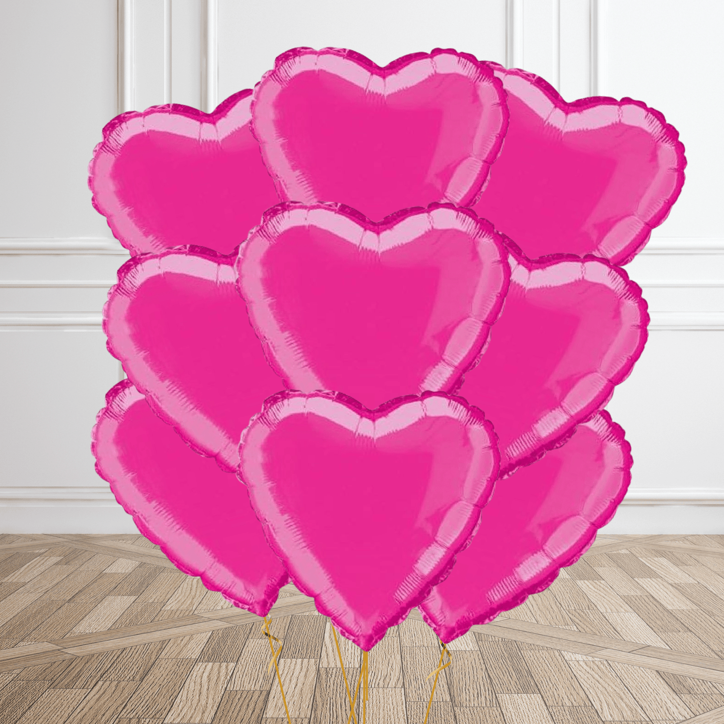 18 - Inch Hot Pink Heart Foil Balloon | The Party Hut