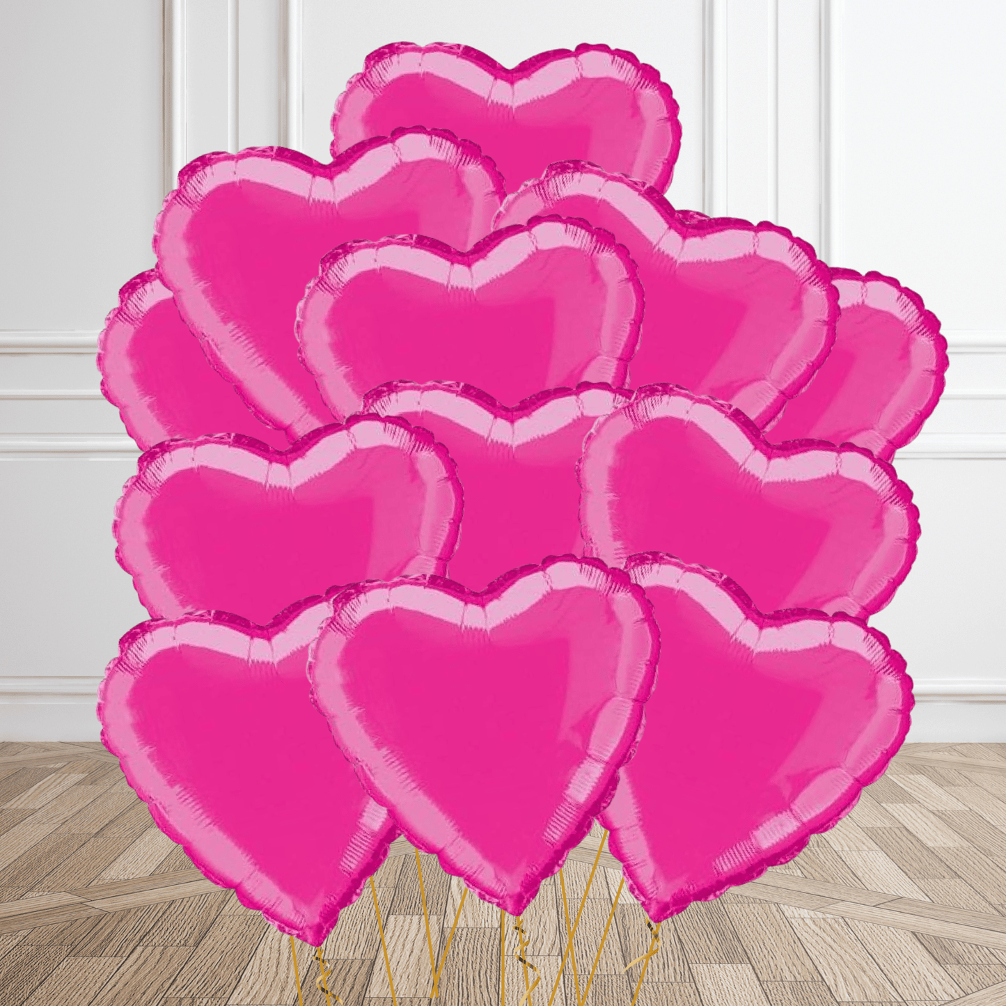 18 - Inch Hot Pink Heart Foil Balloon | The Party Hut