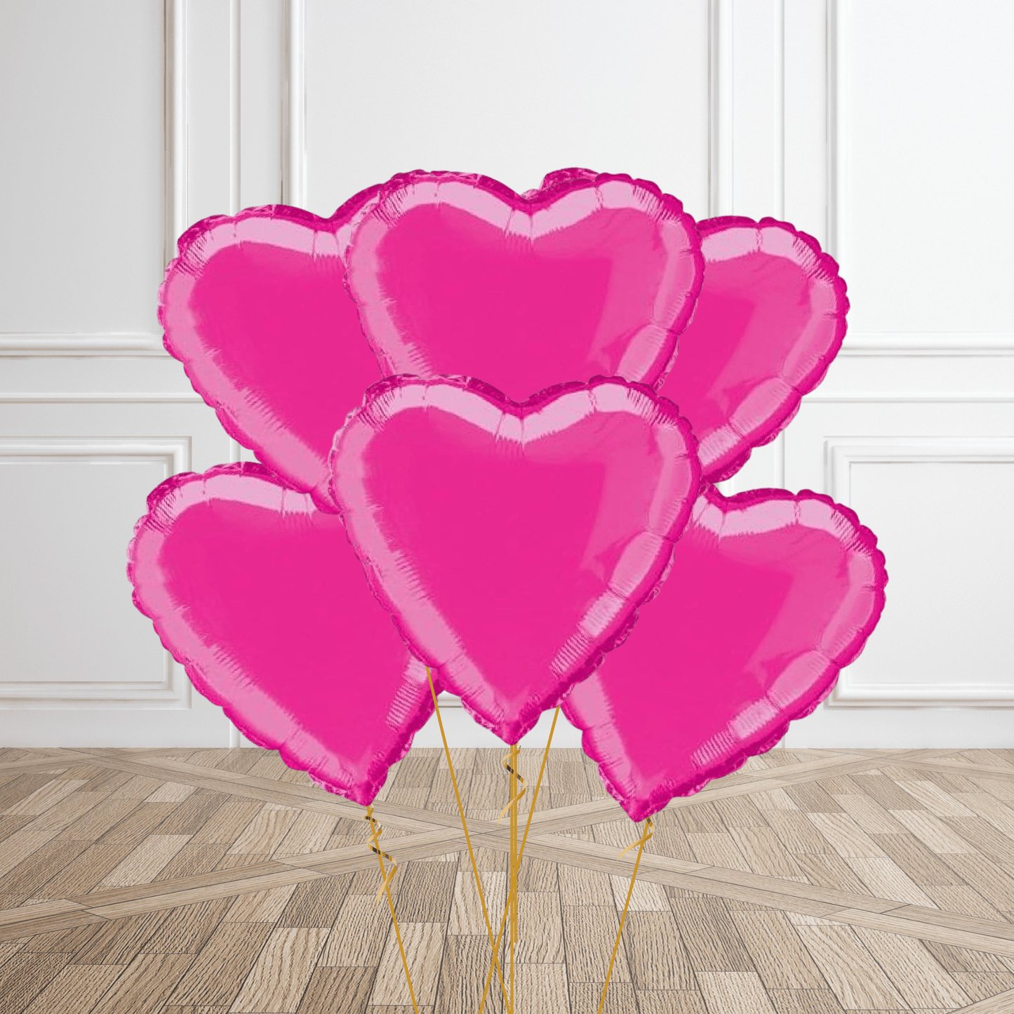 18 - Inch Hot Pink Heart Foil Balloon | The Party Hut