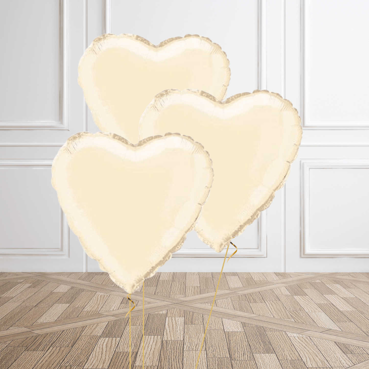 18 - Inch Ivory Heart Foil Balloon | The Party Hut